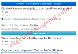 Find Twitter Profiles of Facebook Users Task Yapımı
